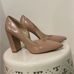 NINE WEST  Anisa Women's pointed Toe High Heels Beige Size 7